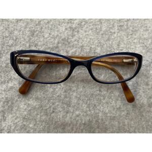 Tory Burch TY2009 Blue Havana Eyeglasses Frames Only 50-18-135